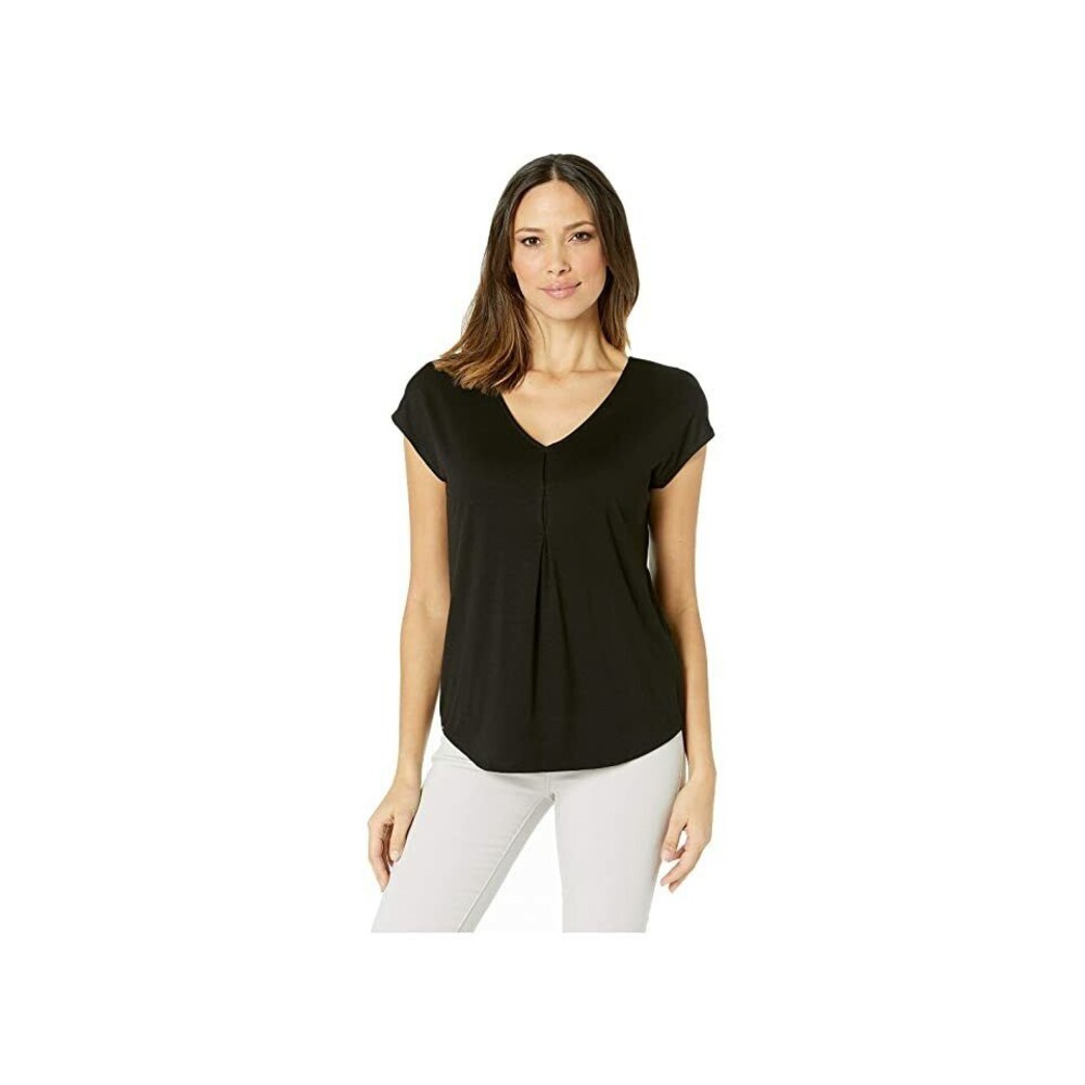 Lisette Montreal Sienna Fabric Strappy Back Top Shirt S Small Black